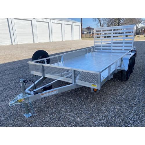 44731 Evansville Southern Indiana, Southern Illinois, Western Kentucky Aluminum Trailer Sales and Dealer 6.10x14 TA Simplicity R. Front Angle View
