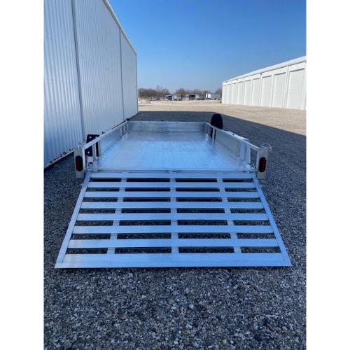 44731 Evansville Southern Indiana, Southern Illinois, Western Kentucky Aluminum Trailer Sales and Dealer 6.10x14 TA Simplicity Rear View Gate Down
