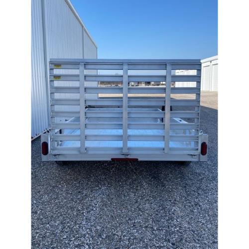 44731 Evansville Southern Indiana, Southern Illinois, Western Kentucky Aluminum Trailer Sales and Dealer 6.10x14 TA Simplicity Rear View Gate Up