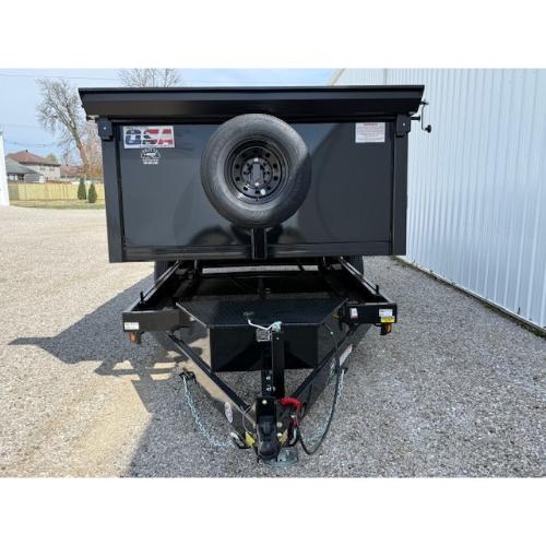 7×16 Dump Trailer (Ramps Stored Under)-3
