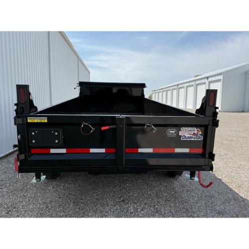 7×16 Dump Trailer (Ramps Stored Under)-4