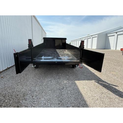 7×16 Dump Trailer (Ramps Stored Under)-5
