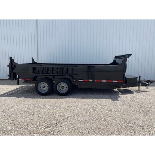 9198 Evansville Kentucky Indiana Illinois Trailer Dealer and Sales 7x16 Dump Side