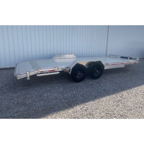 Aluminum Car Hauler Rear Angle