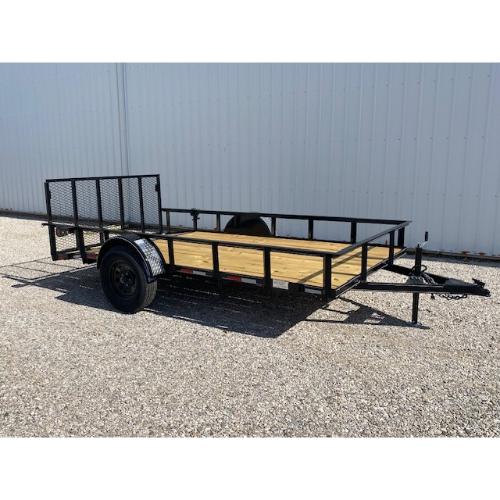 6.4×12′ (10’+2′) w/ 3′ Gate (H) - FRITTS Trailer Sales