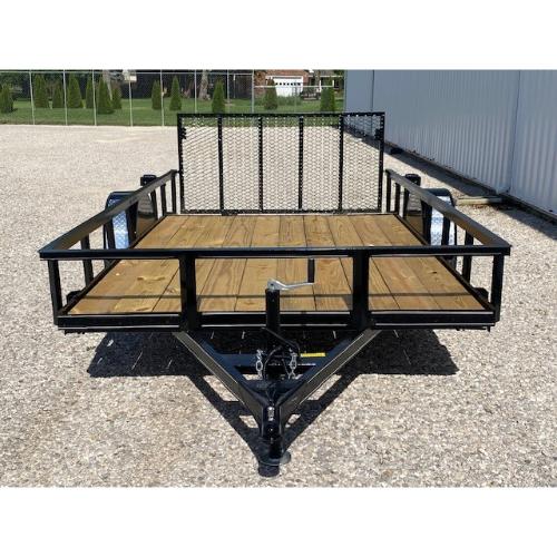 Evansville Kentucky Indiana Illinois Aluminum Trailer Dealer and Sales Wesco 10'+2' Front