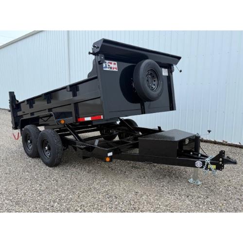 Evansville-Kentucky-Indiana-Illinois-Trailer-Dealer-and-Sales-7x12 Dump-Front-Angle-View