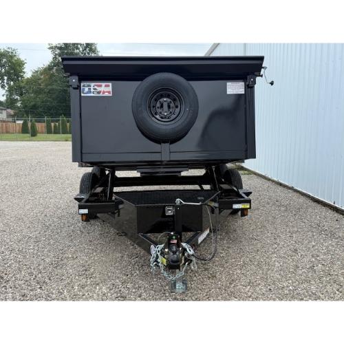 Evansville-Kentucky-Indiana-Illinois-Trailer-Dealer-and-Sales-7x12 Dump-Front-View