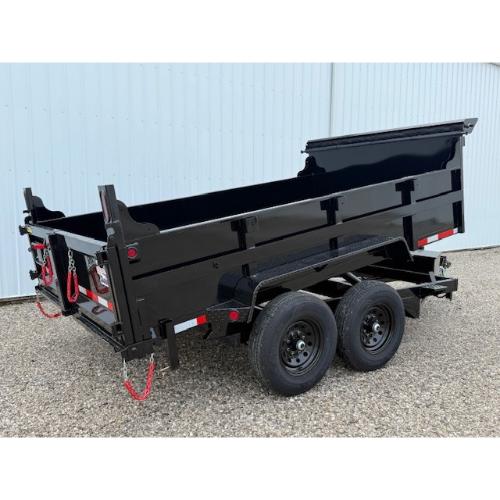 Evansville-Kentucky-Indiana-Illinois-Trailer-Dealer-and-Sales-7x12 Dump-Rear-Angle-View