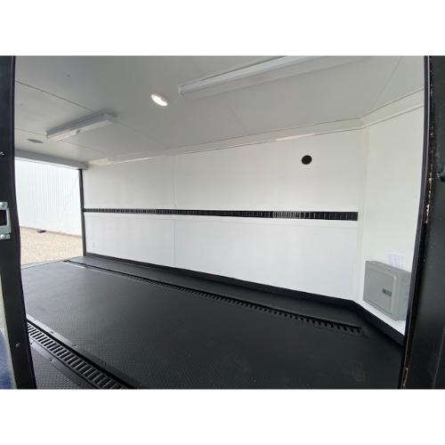 Evansville Kentucky Indiana Illinois Trailer Dealer and Sales 7x16 Cargo Side Door Interior View