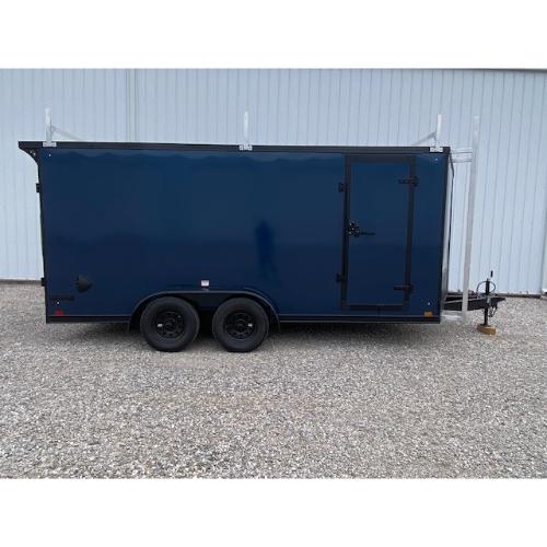 Evansville Kentucky Indiana Illinois Trailer Dealer and Sales 7x16 Cargo Side View