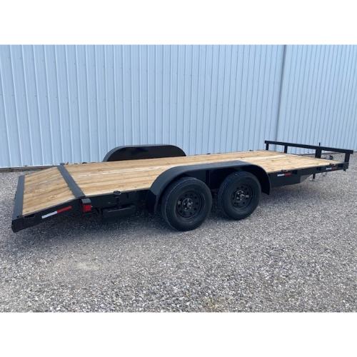 Evansville Kentucky Indiana Illinois Trailer Dealer and Sales 83x18' (16'+2') Rear Angle View