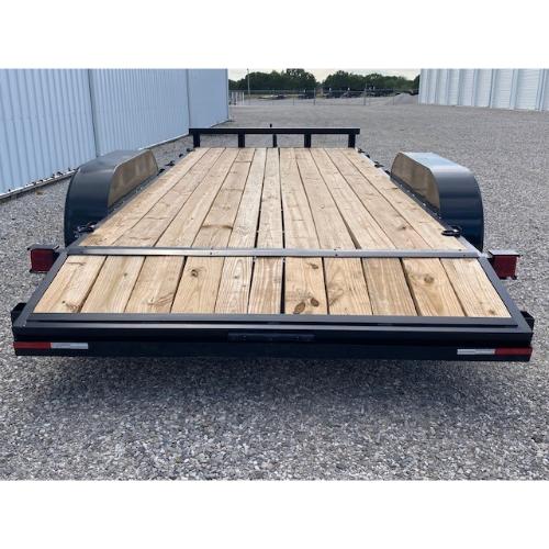 Evansville Kentucky Indiana Illinois Trailer Dealer and Sales 83x18' (16'+2') Rear View