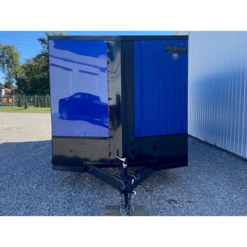Evansville Kentucky Indiana Illinois Trailer Dealer and Sales 8.5,x22' Deep Blue Cargo Front View