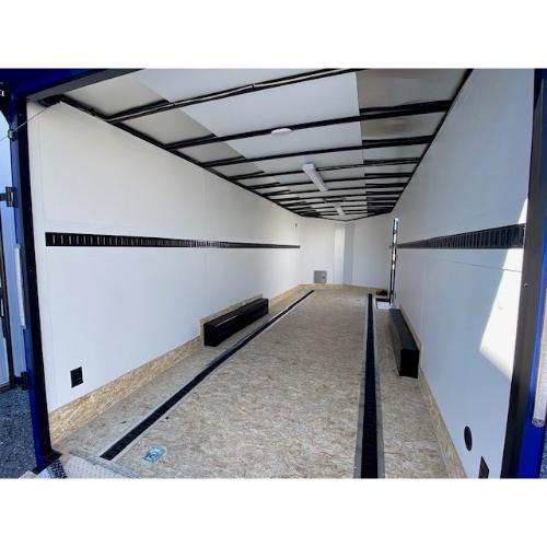 Evansville Kentucky Indiana Illinois Trailer Dealer and Sales 8.5x22' Deep Blue Cargo Interior View-3