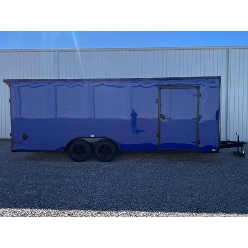 Evansville Kentucky Indiana Illinois Trailer Dealer and Sales 8.5,x22' Deep Blue Cargo Side View