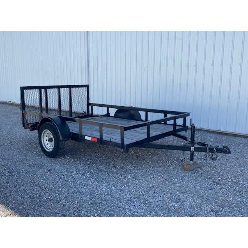 Evansville Kentucky Indiana Illinois Trailer Dealer and Sales 6.4x10' (8'+2') Front Angle View