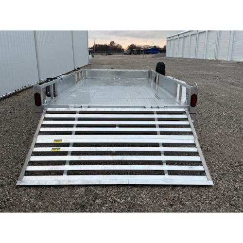 Evansville Kentucky Indiana Illinois Trailer Dealer and Sales 6.10 x 14' TA Aluminum Bi-Fold Gate Rear Gate Down