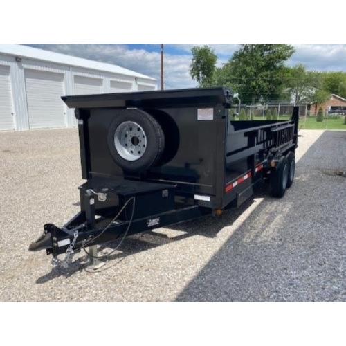 7x16 Dump Left Front Angle