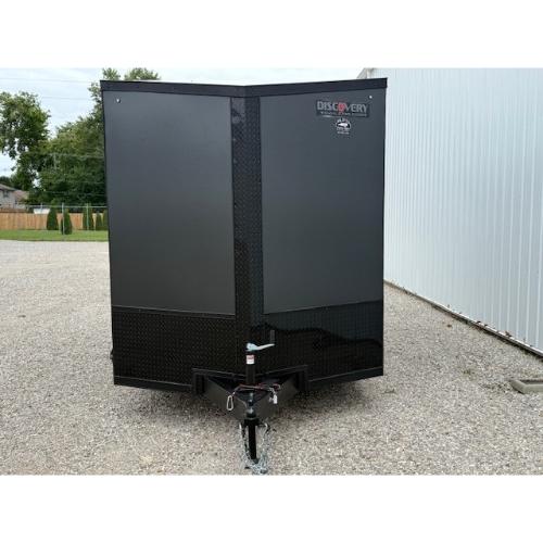Evansville Kentucky Indiana Illinois Trailer Dealer and Sales 7x12 Matte Black Front View