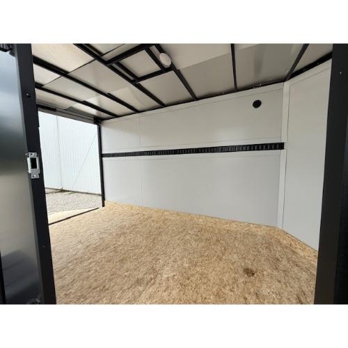 Evansville Kentucky Indiana Illinois Trailer Dealer and Sales 7x12 Matte Black Interior Side View