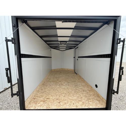Evansville Kentucky Indiana Illinois Trailer Dealer and Sales 7x12 Matte Black Interior View