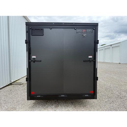 Evansville Kentucky Indiana Illinois Trailer Dealer and Sales 7x12 Matte Black Rear View