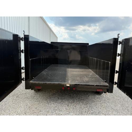 247664 Evansville Kentucky Indiana Illinois Trailer Dealer and Sales 7' x 12' Dump Extended Sides Rear Doors Open