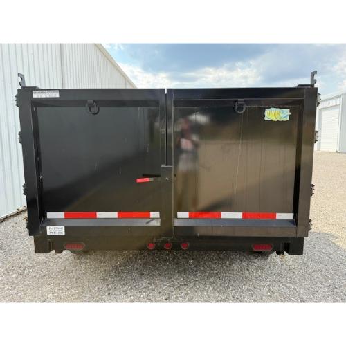 247664 Evansville Kentucky Indiana Illinois Trailer Dealer and Sales 7' x 12' Dump Extended Sides Rear View