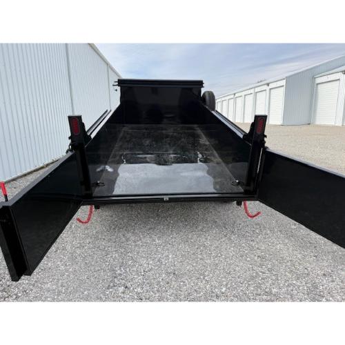 6x12 10K Dump Rear Door Open