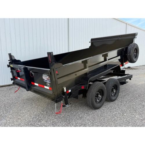 7x14 Dump w Telecylinder Right Rear
