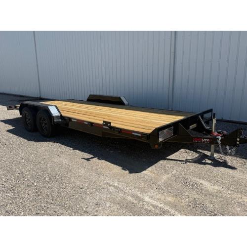 83x20 Car Hauler Front Angle