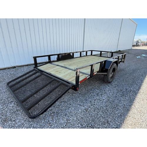 6.4x12(10+2) SD Utility Rear Angle Gate Down